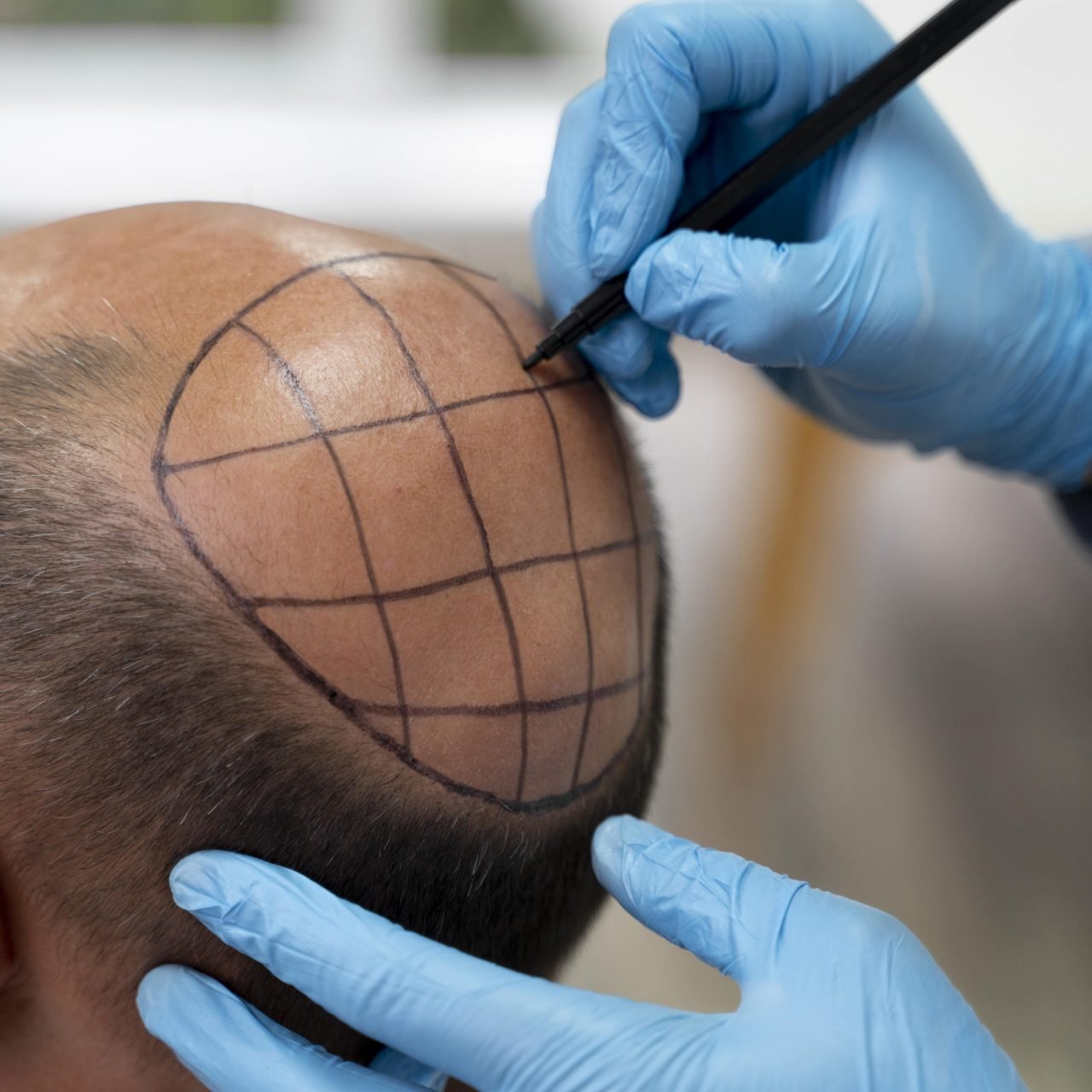 mature-man-going-through-follicular-unit-extraction-process-min